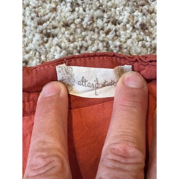 Altar'd State dressy shorts/skort Size Large, red/rust colored - Picture 4 of 10